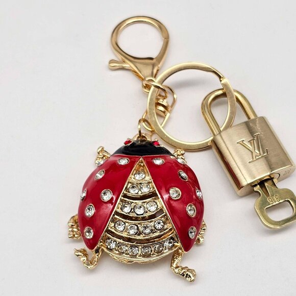 Authentic Louis Vuitton Lock & Key with unbranded Bagcharm, Keycharm, Keychain - Picture 3 of 7